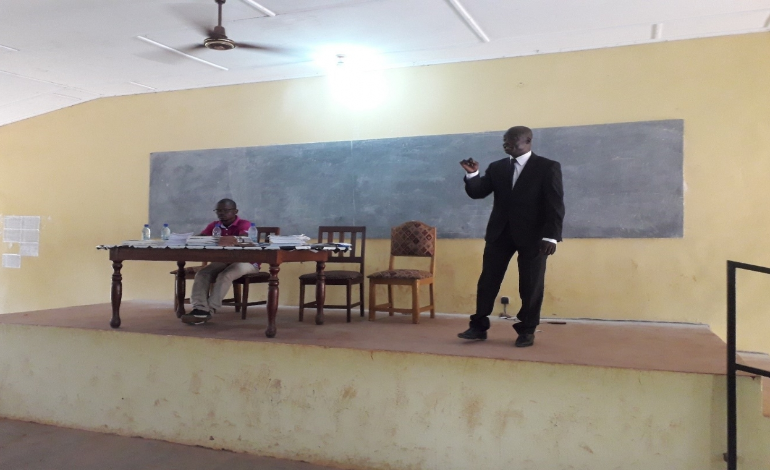 Intervention du magistrat Alain TOLMO en appui au cours sur le droit pénal international.