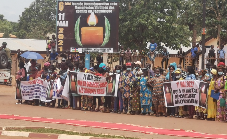 Sixième Journée de Commémoration des victimes de conflits militaro-politiques en Centrafrique.