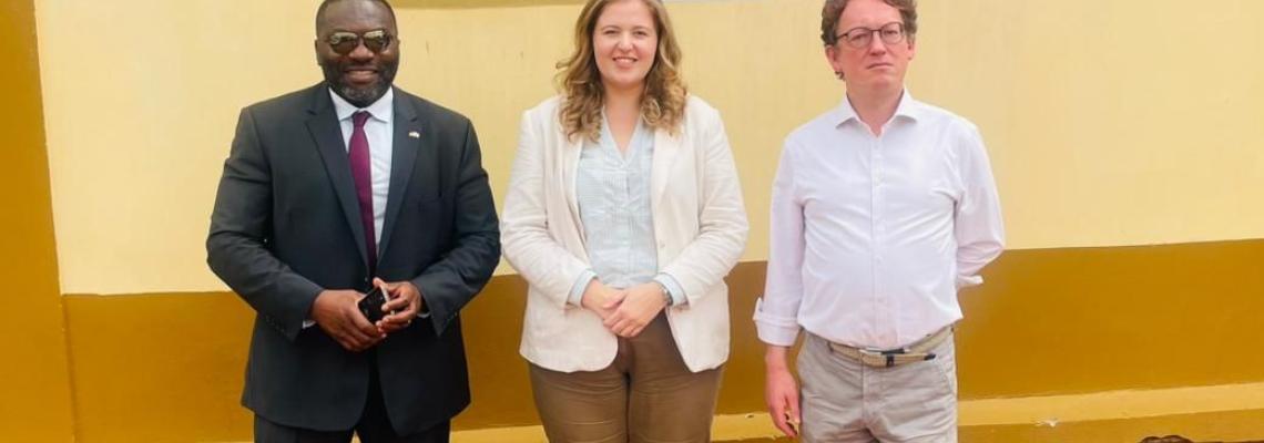 Visite de courtoisie de Mme Maike WEITZEL, Première Secrétaire de l’Ambassade d’Allemagne, à la Cour pénale spéciale de Bangui