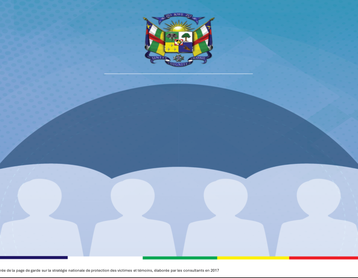   Image tirée de la page de garde sur la stratégie nationale de protection des victimes et témoins, 