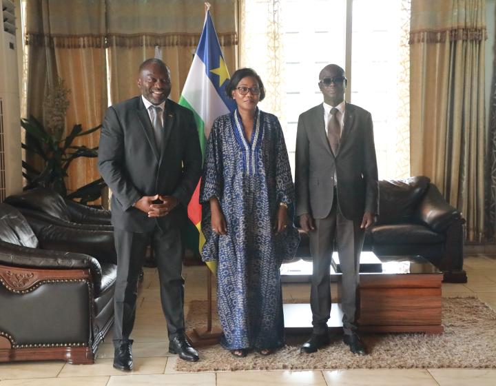 La Cour pénale spéciale (CPS) à la rencontre de Son Excellence Sylvie Baïpo
