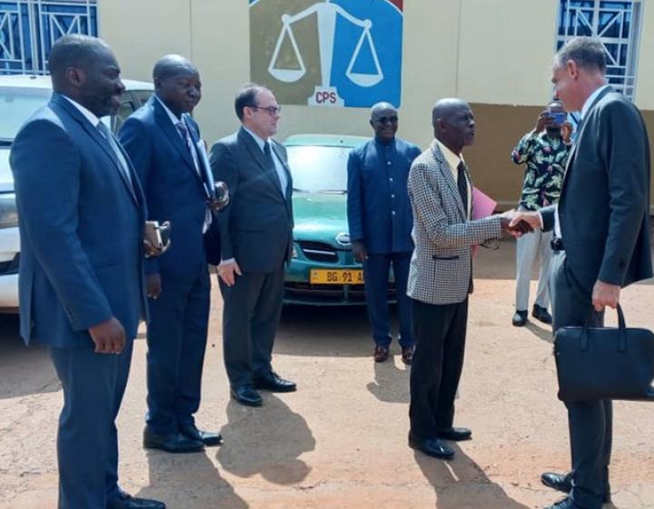 Visite Ambassadeur de l'Allemagne à la CPS - Salutations