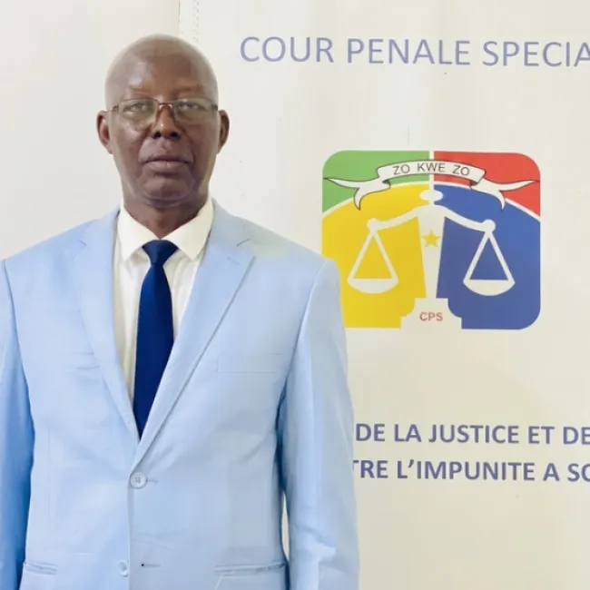 barthelemy yamba Juge , Président de la Chambre d'appel